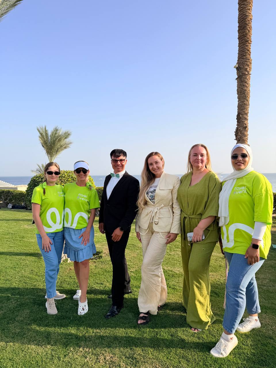 Royal Event Group team working at an event